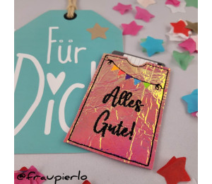 ADVENTSKALENDER 4. Dezember - Stickserie ITH - 14 Geschenkkartenhüllen Vol. 1